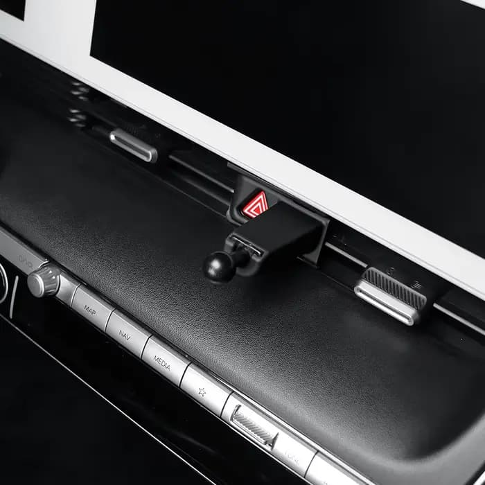 Support de téléphone en matériau ABS, accessoires de décoration intérieure automobile, Base de montage à tête sphérique pour Hyundai IONIQ 5 2022 2023 2024 LHD RHD