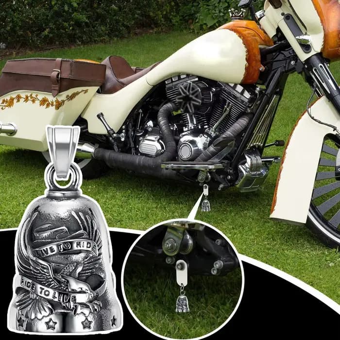 Cloche de moto en acier inoxydable