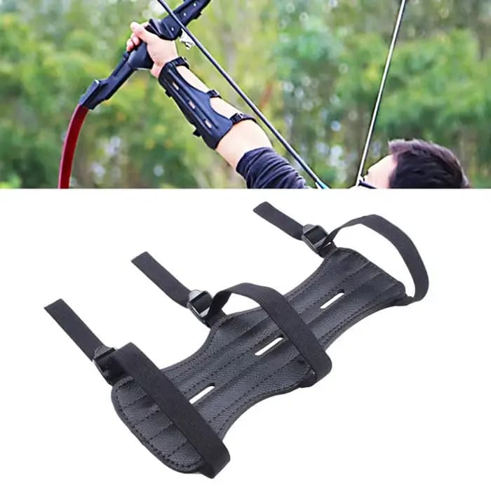 Protège-bras réglable pour le tir à l'arc, protection du bras pour la chasse à l'arc, entraînement au tir, accessoire de sécurité, équipement de tir à l'arc