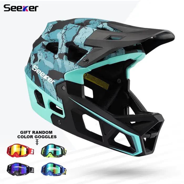 Casque intégral de vélo Seeker pour cross-country