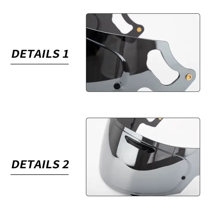 Remplacement de visière de casque pour Arai RX-7X REO XD RX-7V VAS-V intégral