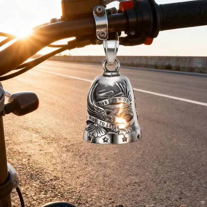 Cloche de moto en acier inoxydable