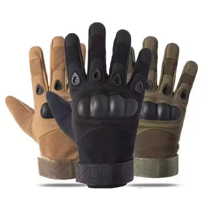 Gants de protection tactiques doigt complet équitation en plein air moto Fitness course coquille mitaines antidérapant