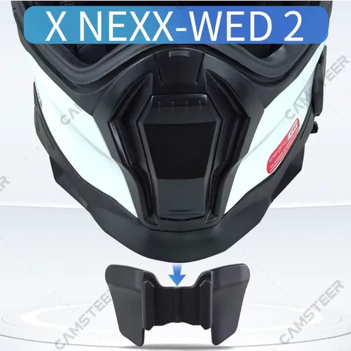 NEXX X.WED 2 support de menton pour casque de moto personnalisé pour GoPro12 11 10 9 Insta360 X4 X3 Ace pro DJI Action 3/4 accessoire de caméra