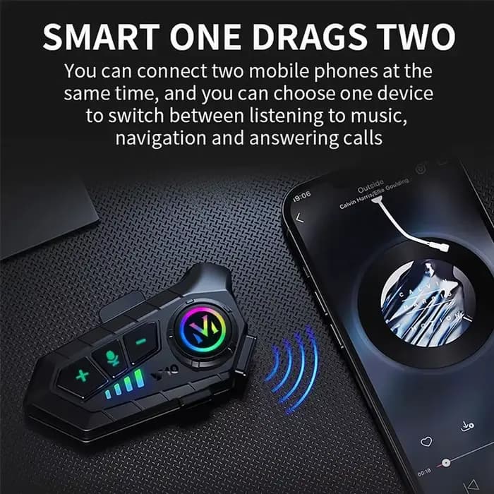 Y10 étanche réduction du bruit moto écouteurs casque Bluetooth