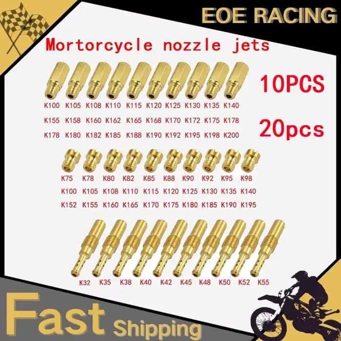 Buse de carburateur pour moto NSR KSR PE PWK PWM Keihin OKO KOSO CVK