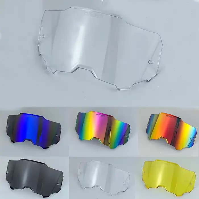 Lentille pour 100 hommes femmes lunettes de Motocross casque MX Moto Dirt Bike ATV Ski Sports de plein air verre Scooter
