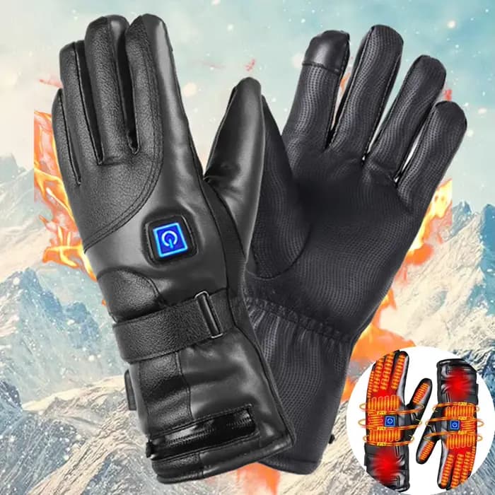 Gants Thermiques Imperméables et Rechargeables pour Moto