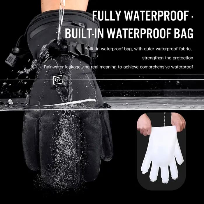 Gants chauffants électriques Moto hiver
