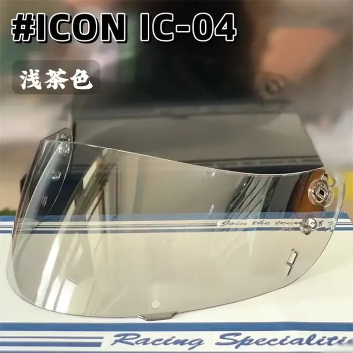 Bouclier optique IBurgos IC-04 airframe Pro Airmada airform casque visière bleu iridium rouge chrocloser moto intégral