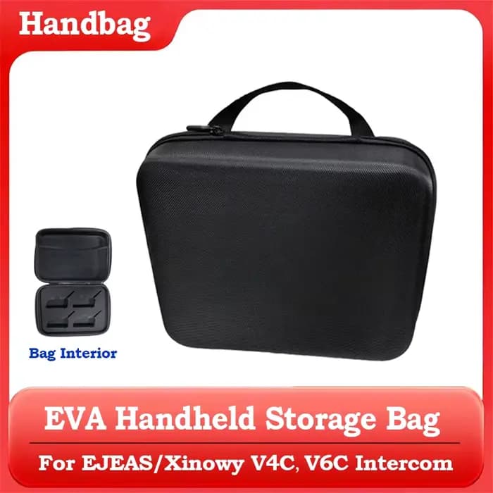 Sac de rangement portable EVA pour casque d'intercom arbitre EJEAS/Xinowy V4C V6C