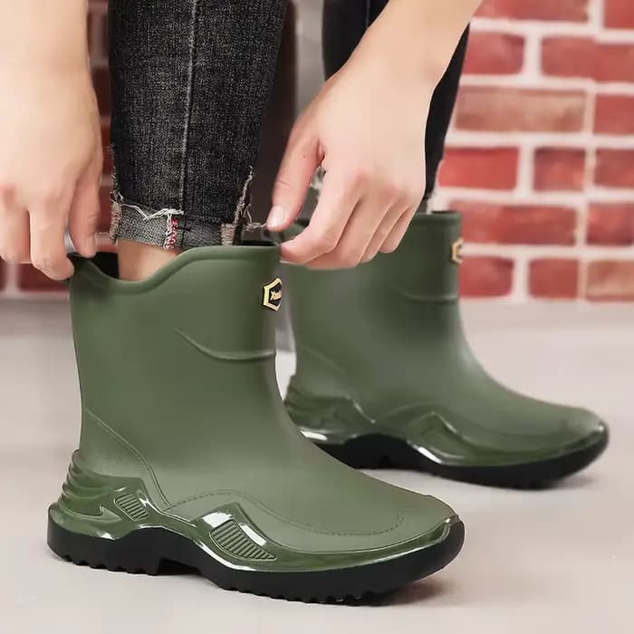 Nouvelles bottes de pluie mi-mollet pour hommes été 2026
