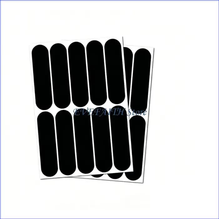 Autocollants décoratifs réfléchissants noirs 124B