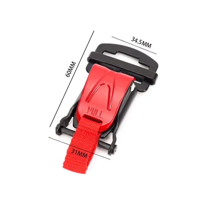 Clip de mentonnière flexible – Boucles de casque de moto