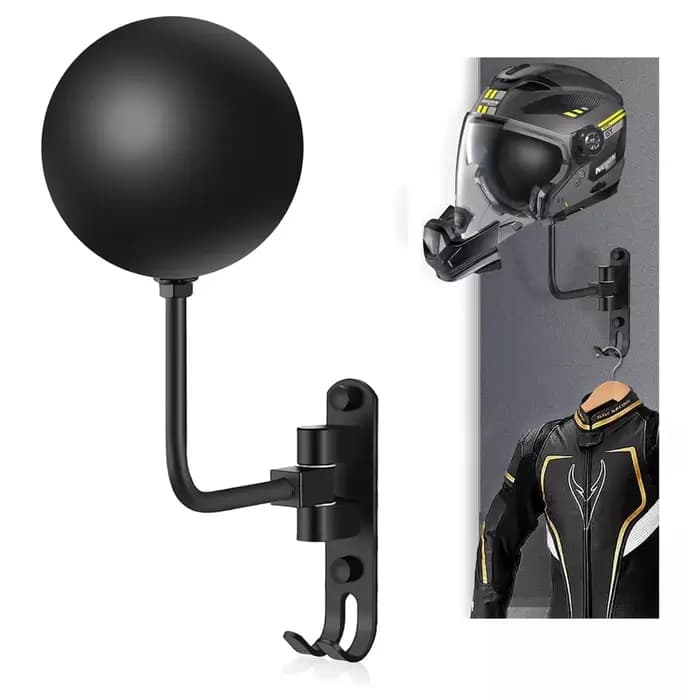 Support mural pour casque de moto