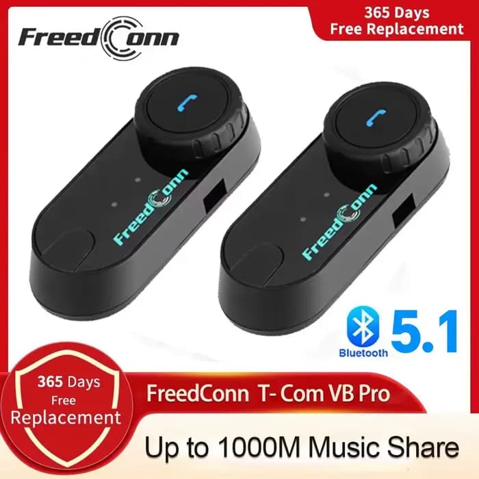 Freedconn T Com VB Casque de Moto