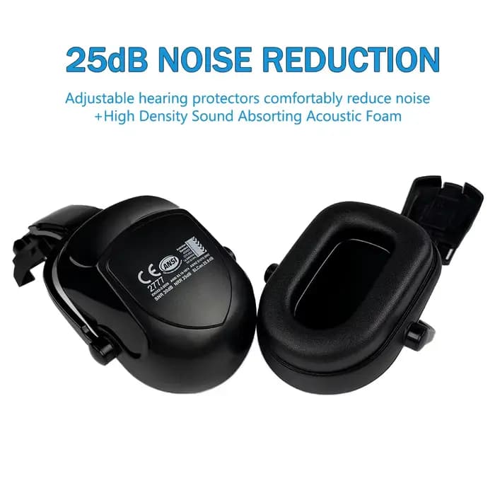 Cache-oreilles de Type suspendu CE pour casque de sécurité, travail de Construction, Protection auditive, ferroviaire, protecteur d'oreille anti-bruit pour casque rigide