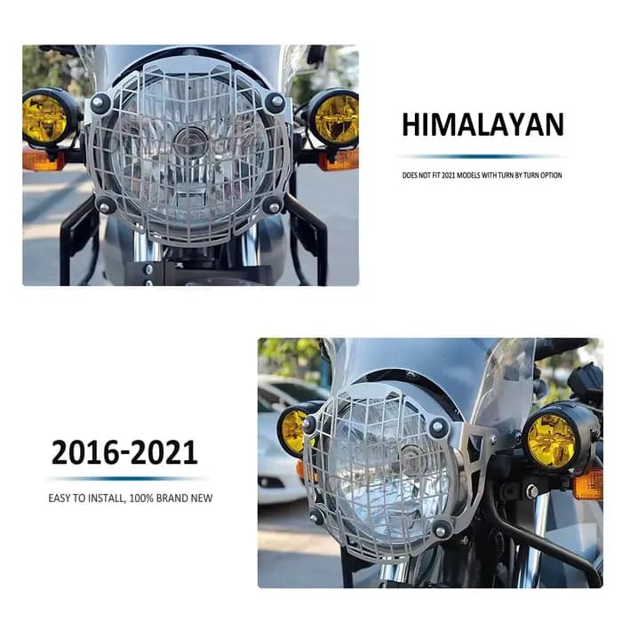 Accessoires de moto garde de phare pour Royal Enfield himalayen 2016 2017 2018 2019 2020 2021 protecteur de couverture de calandre