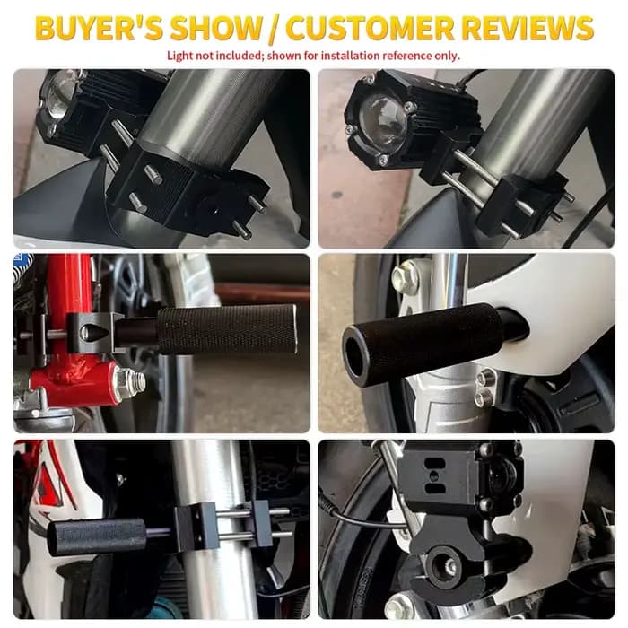 Support de phare de moto réglable P55 KP55 P35 P25 KP35 KM68 – Accessoires de fixation pour projecteur