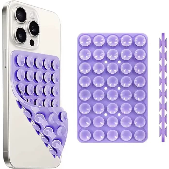Support de coque de téléphone à ventouse en Silicone