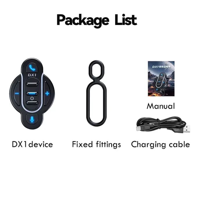VR Robot Bluetooth 5.4 bouton multimédia étanche moto guidon télécommande casque