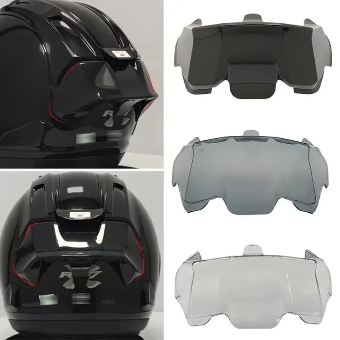 Becquet de casque arrière