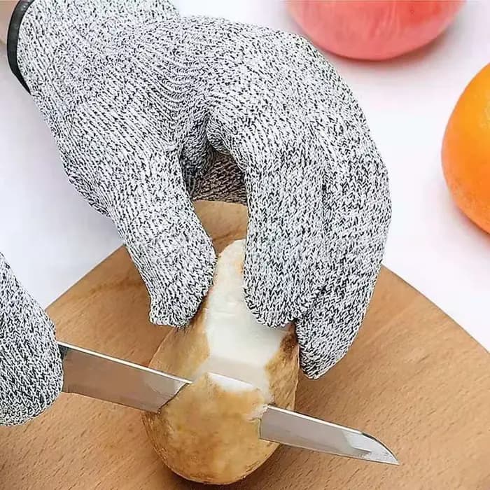 HPPE niveau 5 gants de sécurité résistants aux coupures Anti-coupure gris