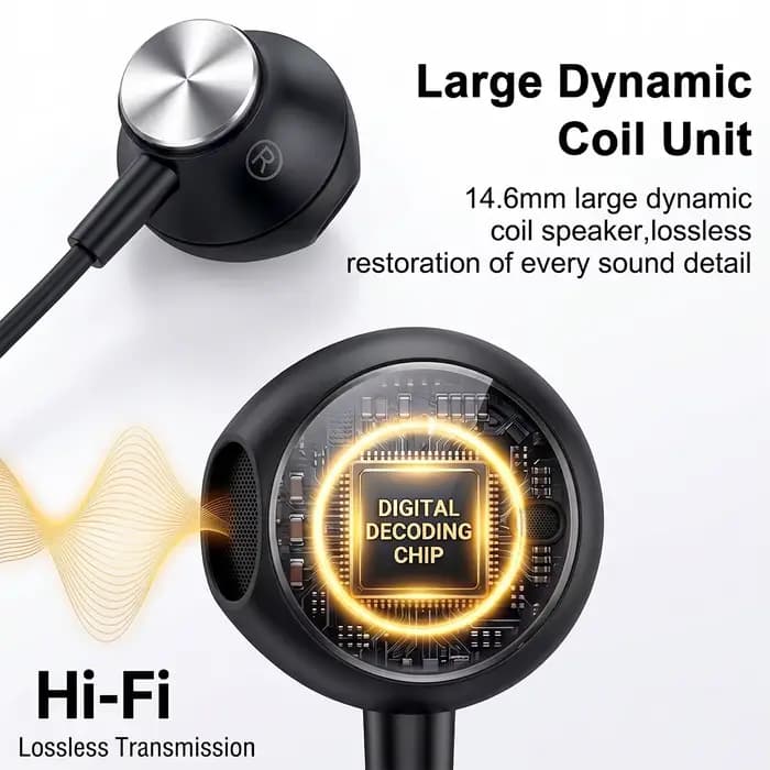 Écouteurs filaires USB Type C HiFi avec son surround et micro pour Samsung Galaxy S25 S24 S23 S22 S21, casques intra-auriculaires 3,5 mm