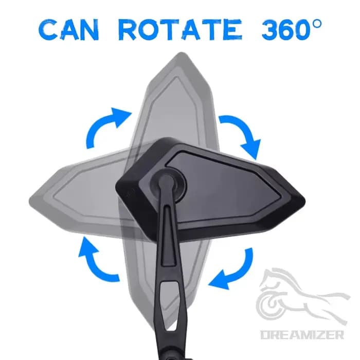 Rétroviseur de moto pour Spiegel Paar Honda Yamaha Kawasaki Maverick Booster M10 Enduro Suzuki