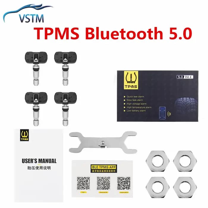 Système d'alarme de pression des pneus TPMS pour motos