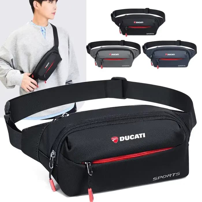 2025 Ducati Logo moto taille sac hommes femmes sacs à main