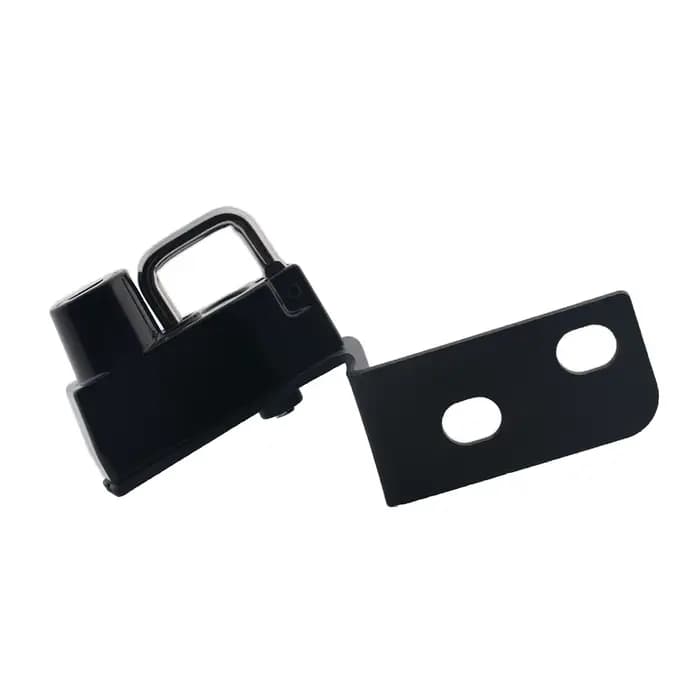 Verrouillage latéral pour casque de moto
