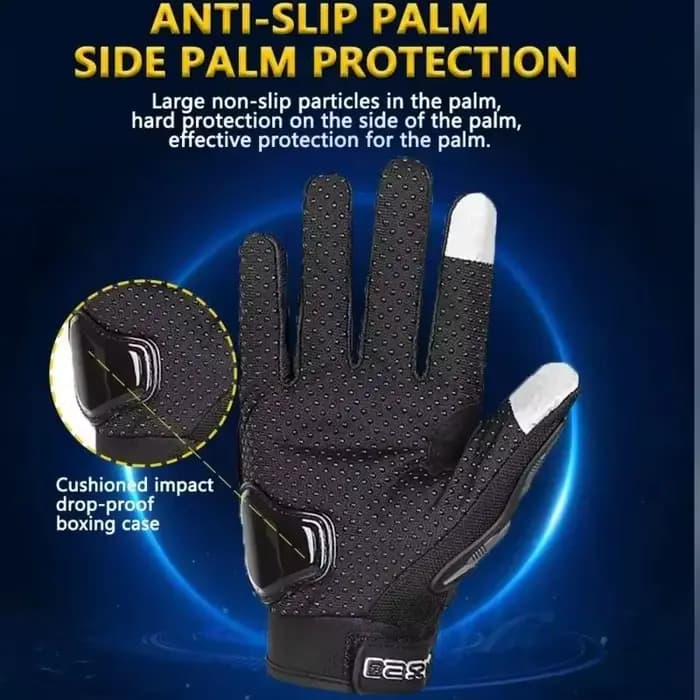 Gants d'escalade de moto en maille d'été