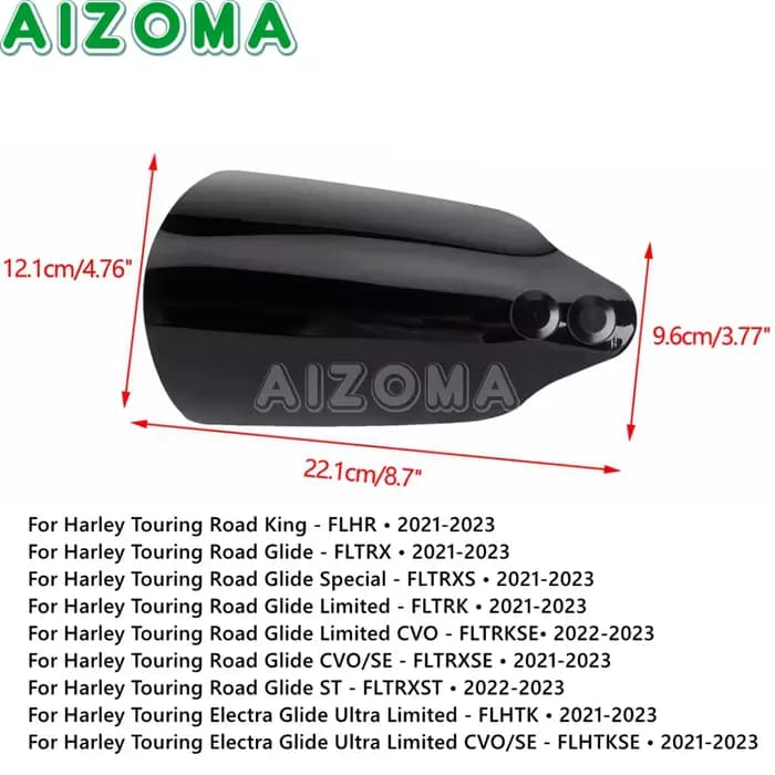 Protège-mains de moto, Protection pour Harley Touring 2021 – 2023 Road King Electra Glide