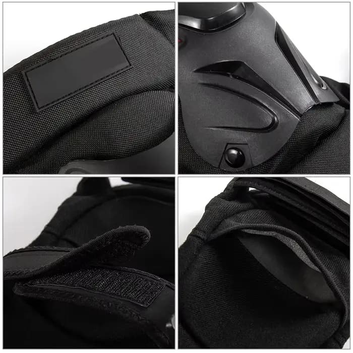 1 paire de genouillères pour moto, équipement de protection pour moto, protections pour genoux, tout-terrain, coudières pour moto, sports de plein air