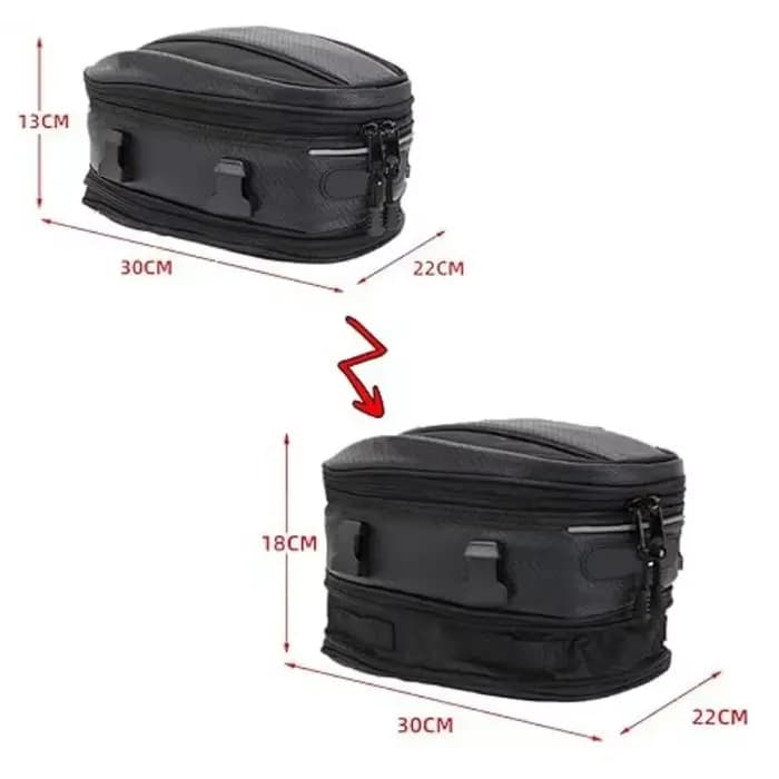 Sac arrière de moto, selle arrière étanche