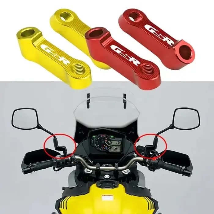 Rétroviseurs Extension Riser étendre adaptateur accessoires pour Suzuki GSR 400 600 750 GSR400 GSR600 GSR750