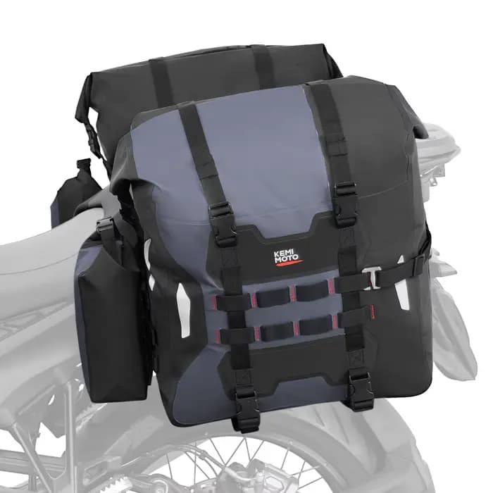 Sacs de sacoche de moto avec porte-bouteilles