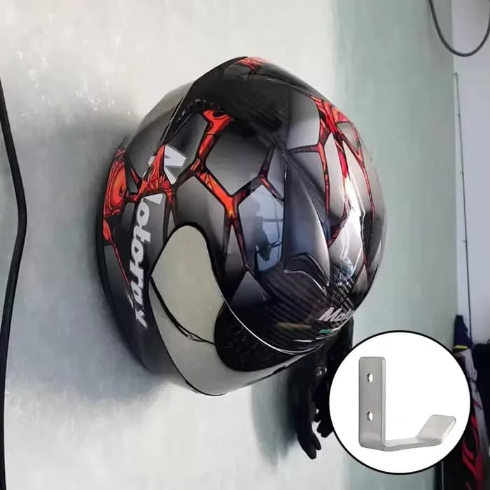 Supports à crochets muraux pour casque de moto