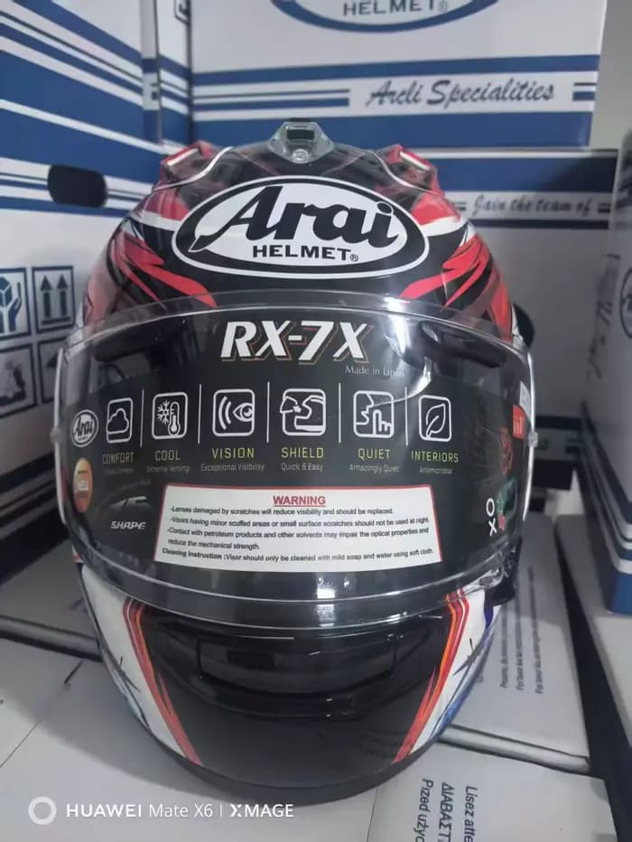 Casque de moto intégral rx7x naga shima pour la conduite