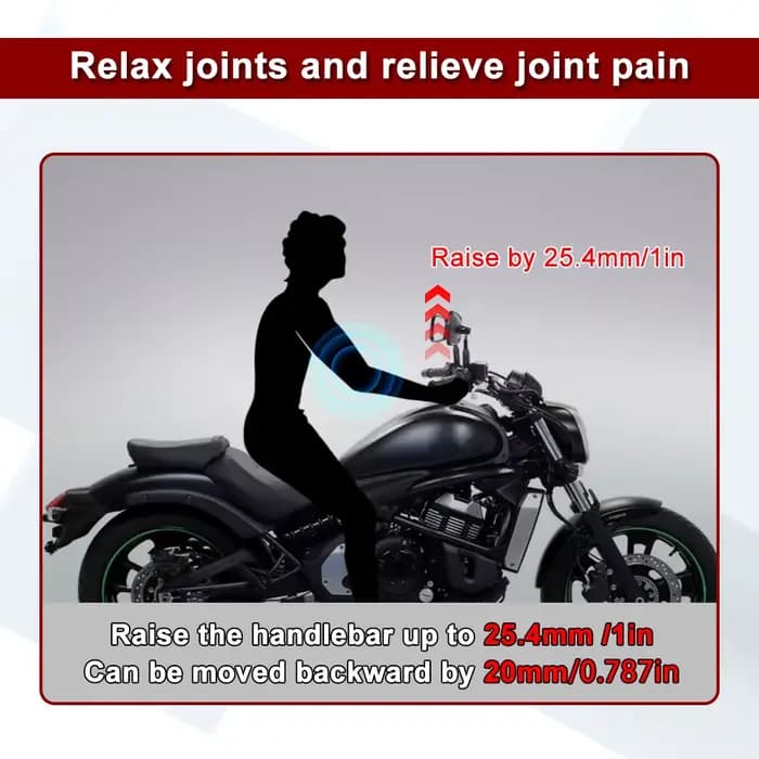 Rehausseurs de guidon de moto pour Triumph ScramJeff