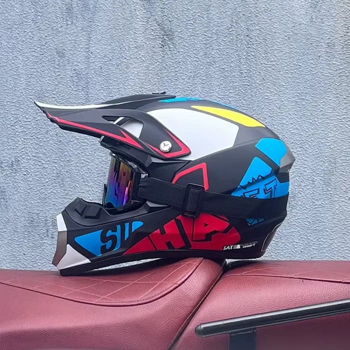 Casque de Motocross pour moto Dirt Bike vtt VTT DH MX hors route Capacetes casques