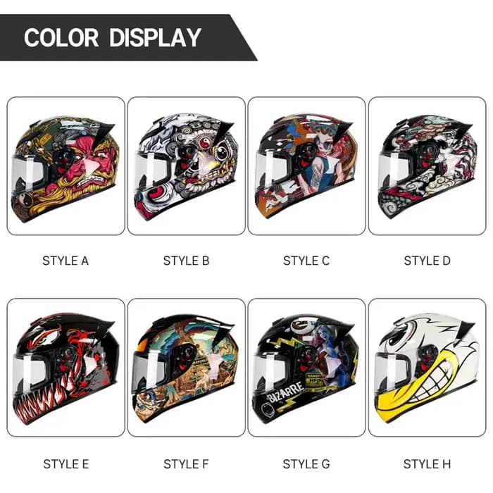Casque de moto intégral de tourisme ultra durable avec doublure souple conçu pour les longs trajets