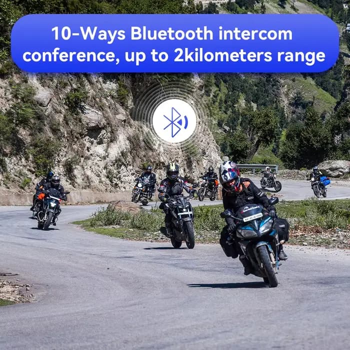 Lexin GTX interphone Bluetooth pour casque de moto