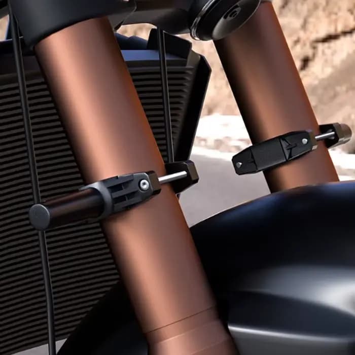 Support de phare de pince de montage de pare-chocs de moto réglable-accessoire