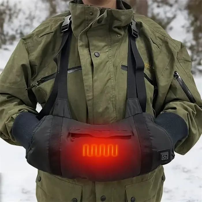 USB chauffage électrique hiver main gants chauds 3 Grades température réglable chauffe-mains extérieur chauffé gant thermique accessoires