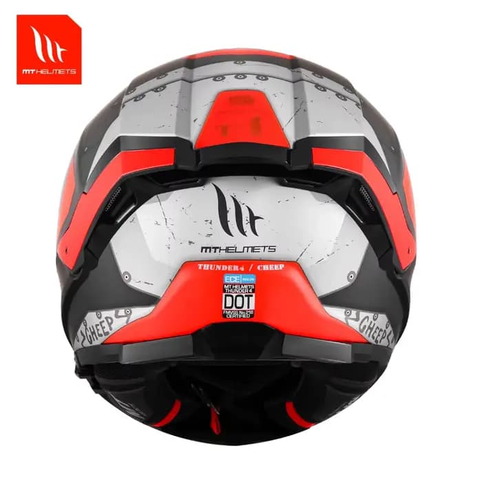 MT Thunder 4 SV Casques de moto Casque intégral à double visières ABS pour hommes et femmes toutes saisons Taille