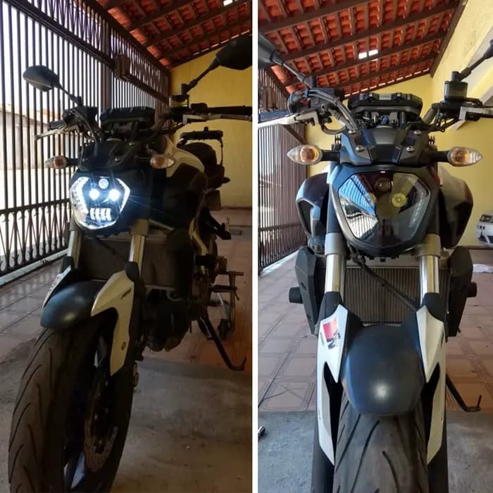 Pour YAMAHA MT07 Phare MT 07