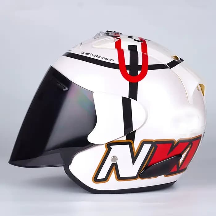 Hommes et femmes Casque de moto DOT approuvé escargot demi