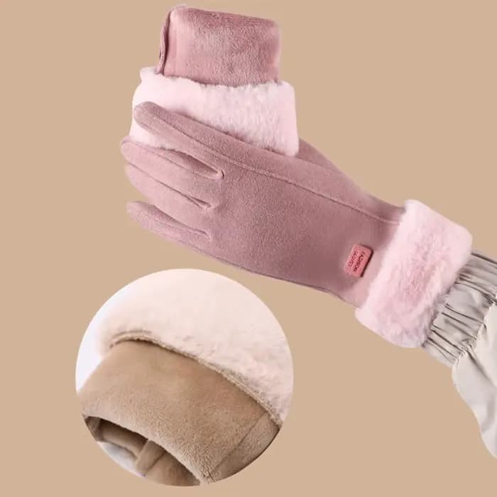 Gants chauds coupe-vent pour femmes